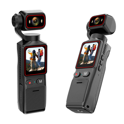 Pocket Cam 2K Vlog Aksiyon Kamera Ips Ekran Ayarlanabilir Lens Stabil Çekim Özellikli