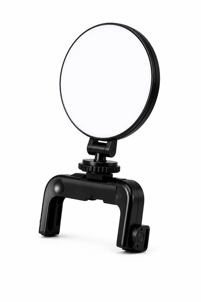 8K Kamera Tripod ve Telefon Uyumlu Ayarlanabilir Şarjlı Led Işık
