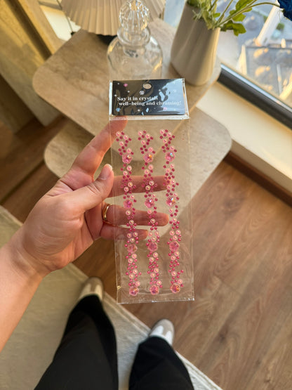 Kamera, Telefon, Tablet Uyumlu Taşlı Sticker (Renkli Model 3)