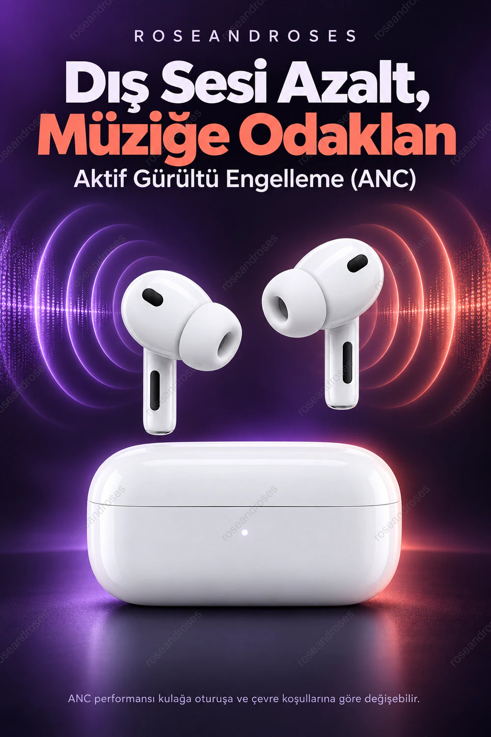 ClearBeat Pro aktif gürültü engelleme ANC özelliği