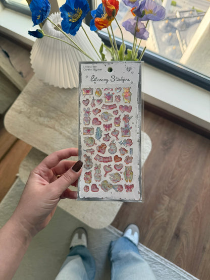 Kamera, Telefon, Tablet Uyumlu Crystal Sticker Love Tema
