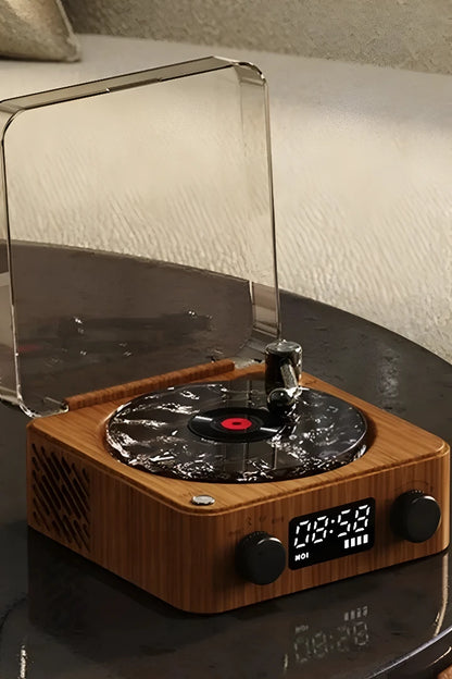 Retro Pikap Tasarımlı Bluetooth Kablosuz Speaker (Kahverengi)