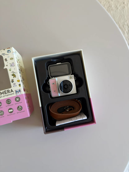 Mini Dijital Fotoğraf Makinesi Flip Life Video Foto Kamera 2K+48MP (Yeşil)