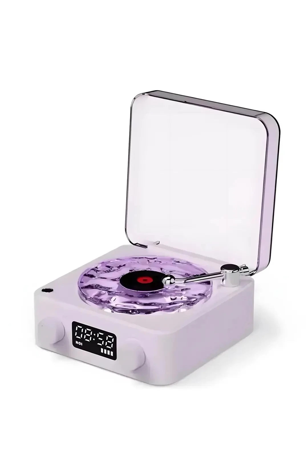 Retro Pikap Tasarımlı Bluetooth Kablosuz Speaker (Mor)