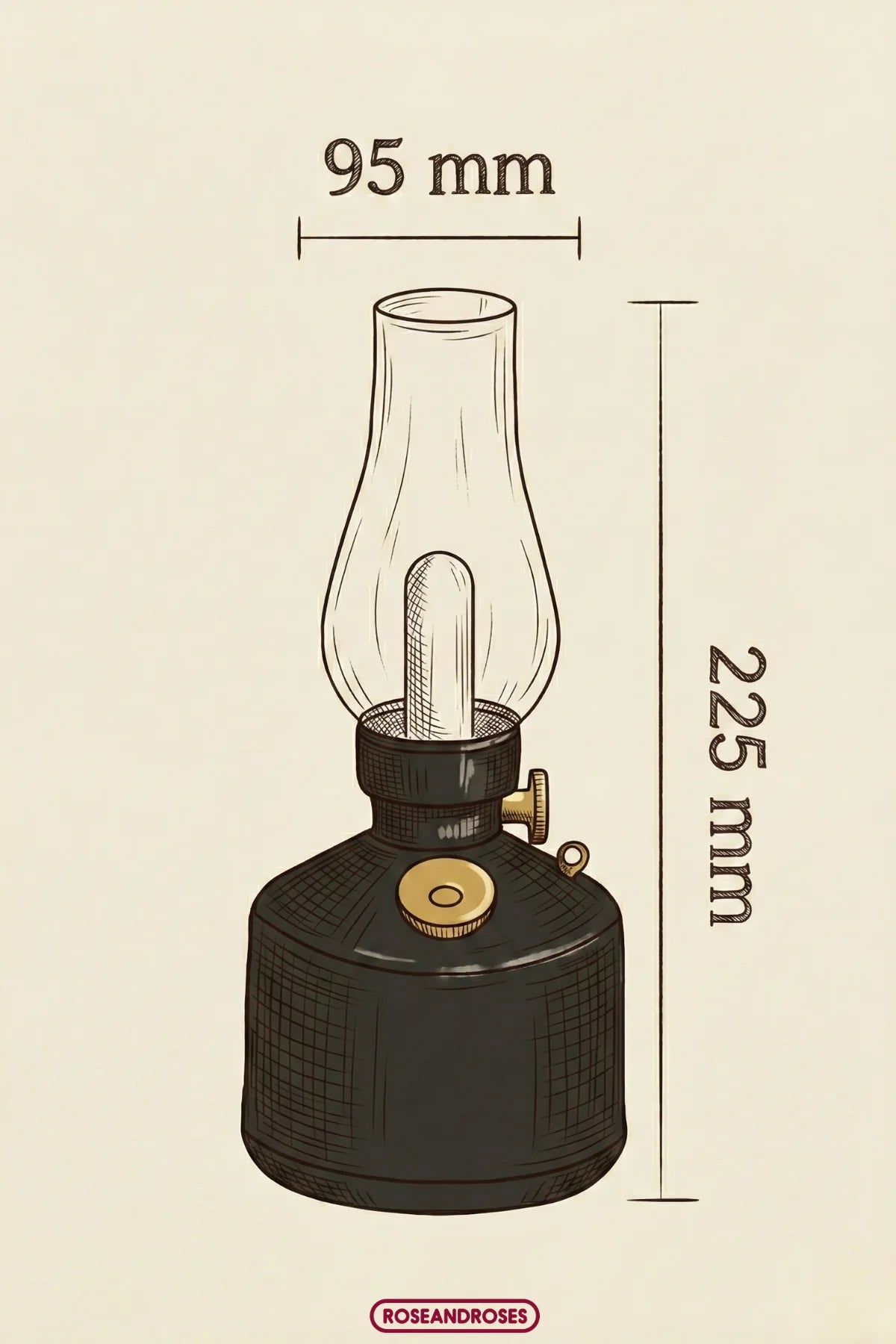 Retro Görünümlü Gaz Lambası Şarjlı Hava Nemlendirici Buhar Makinesi (Siyah)