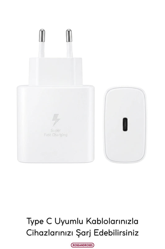 Type-C 30W Beyaz Şarj Adaptörü