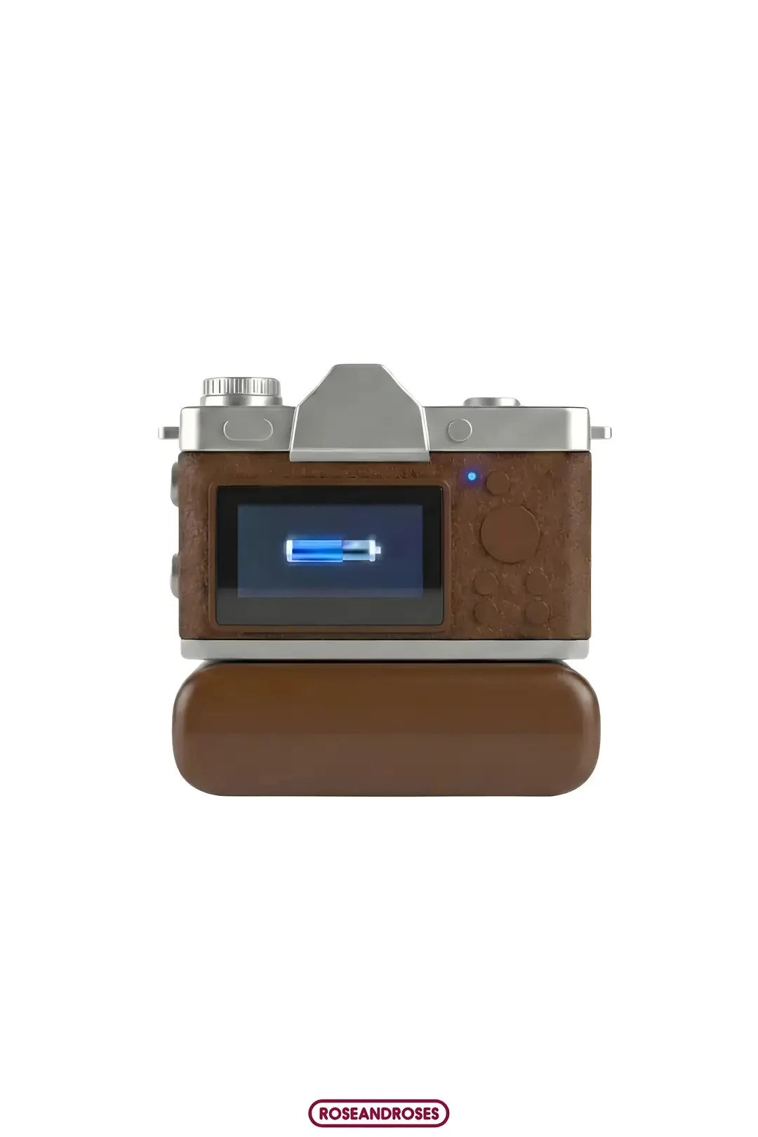 Powerbank Modüllü ve Filtreli Mini Foto Video Kamera (Kahverengi)