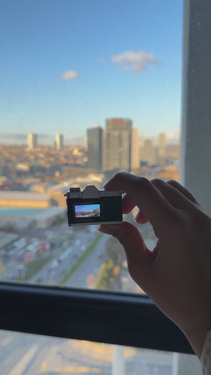 Powerbank Modüllü ve Filtreli Mini Foto Video Kamera (Haki)